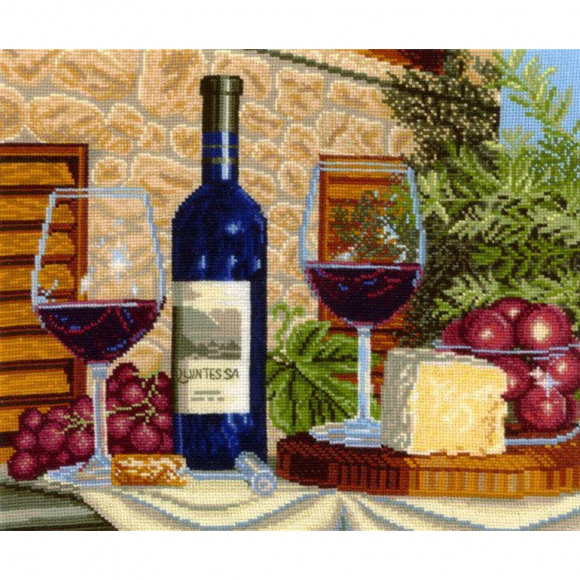 Набор для вышивания СДЕЛАЙ СВОИМИ РУКАМИ арт.Б-13 Бордо 35х28 см