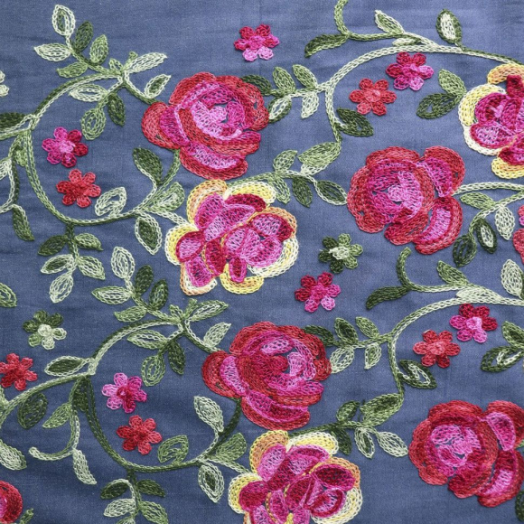 Ткань Джинс 100 г/м? 60% полиэстер, 40% хлопок шир.150 см арт.Р.14797.01 цв.01 синий уп.25м