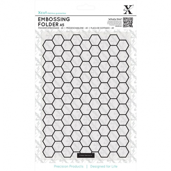 86651_Форма для эмбоссирования "Медовые соты"