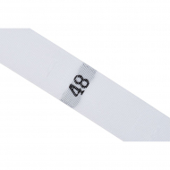 Размерники жаккардовые тафта 48 белый 10х32 мм ТВ в рул. 500 шт Размерники жаккардовые тафта 48 белый 10х32 мм ТВ в рул. 500 шт