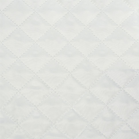 Термостежка Подкладка арт.РАД.54177 170Т № 0901/2 рис.№5 клетка 3,5см цв.белый Синтепон 100г/м? шир.150см рул.45-50м