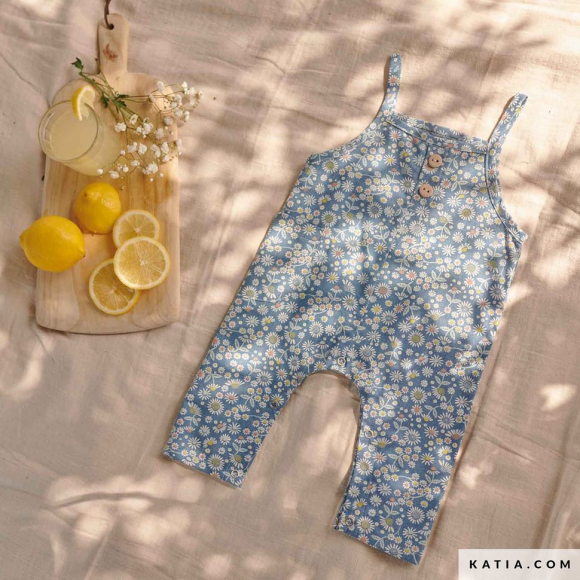 Ткань Denim Print Color, 100% хлопок, 150 см, 125 г/м?