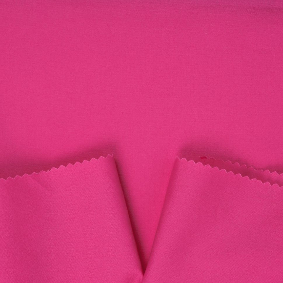 Ткань Поплин стрейч 125 г/м? 97% хлопок, 3% спандекс шир.150 см арт.TBY.Csp.1802.5 цв.05 розовый уп.1м