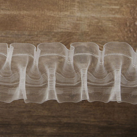 111803_Лента шторная прозрачная, сборка вафля, 50 мм, нарезка 10 м