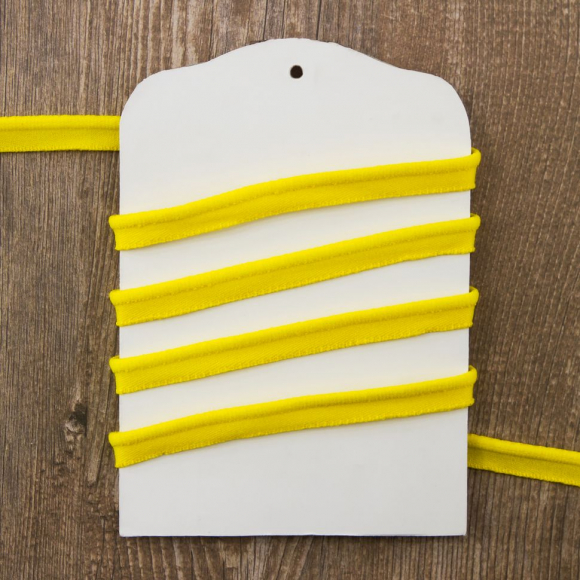 177555_Резинка окантовочная, цвет желтый