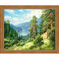 Набор для изготовления картин АЛМАЗНАЯ ЖИВОПИСЬ арт.АЖ.1684 Фьорд 50х40 см
