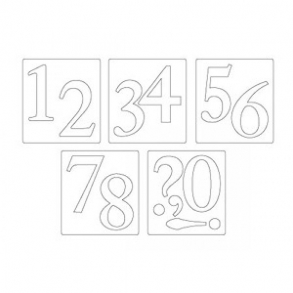 103474_Нож для вырубки Sizzix® Bigz™ Die - Sassy Serif Numbers