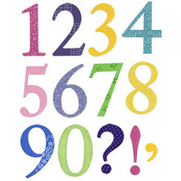 103474_Нож для вырубки Sizzix® Bigz™ Die - Sassy Serif Numbers