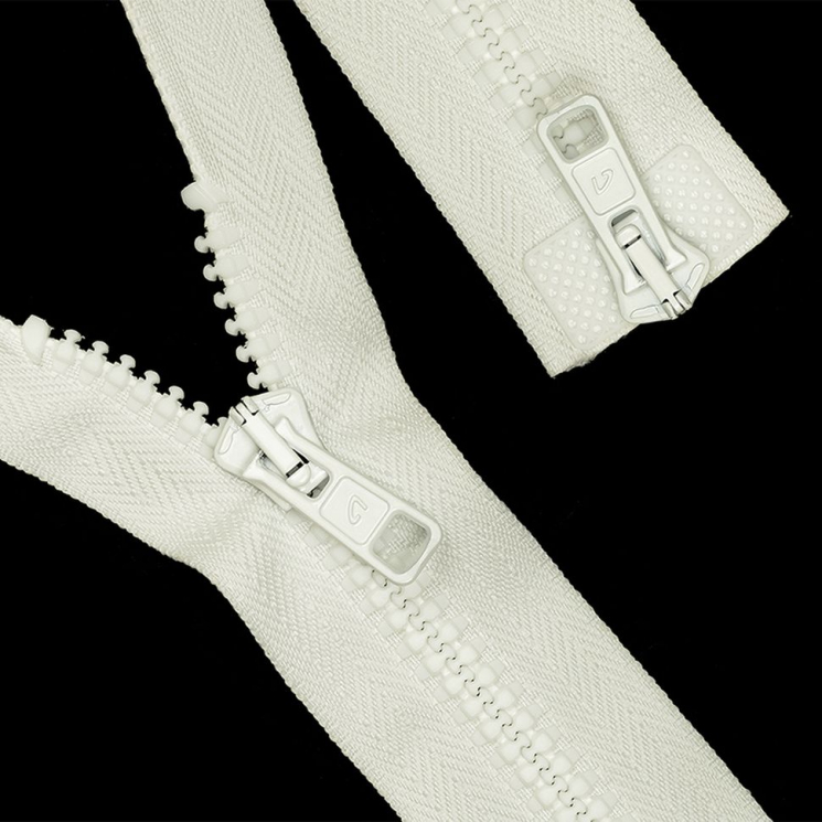 Молния трактор ARTA-F.2077 Т5(6) 2 замка 85см цв.001 белый уп.10шт