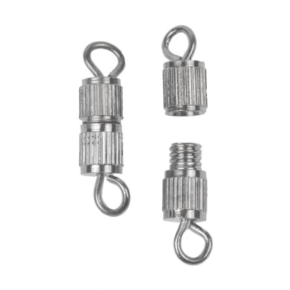 Замок винтовой MAGIC 4 HOBBY для бус арт.MH.11192-2 цв.серебро 14х4мм уп.50шт Замок винтовой MAGIC 4 HOBBY для бус арт.MH.11192-2 цв.серебро 14х4мм уп.50шт