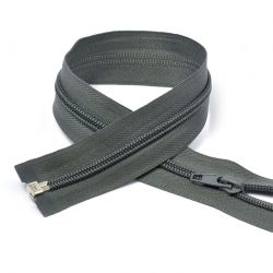 Молния MaxZipper пласт. спираль №5-N 60см цв.F320 серый уп.50шт
