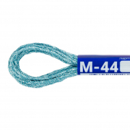 Нитки для вышивания Gamma мулине NM металлик 100% полиэстер 12 x 8 м цв.М-44 голубой