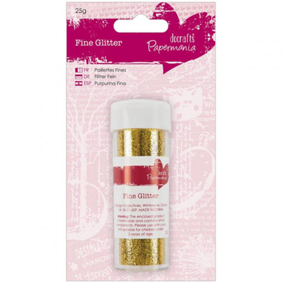 82715_Блестки мелкие, 25 г, золотой