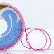 19380_Шнур атласный SAFISA 2 мм, 25 м, цвет 20, розовый темный