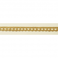 93369_Мерсеризованное хлопковое кружево, 7 мм, цвет бежевый
