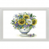 Пазл ФРЕЯ арт.PZL-2000/09 Букет с подсолнухами 67,5х97,5 см