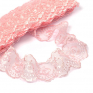 Кружево капрон KRUZHEVO арт.TBS.30010 шир.45мм цв.147 (233) розовый уп.9,14м