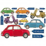 63795_Бумага рисовая "Модель автомобиля"