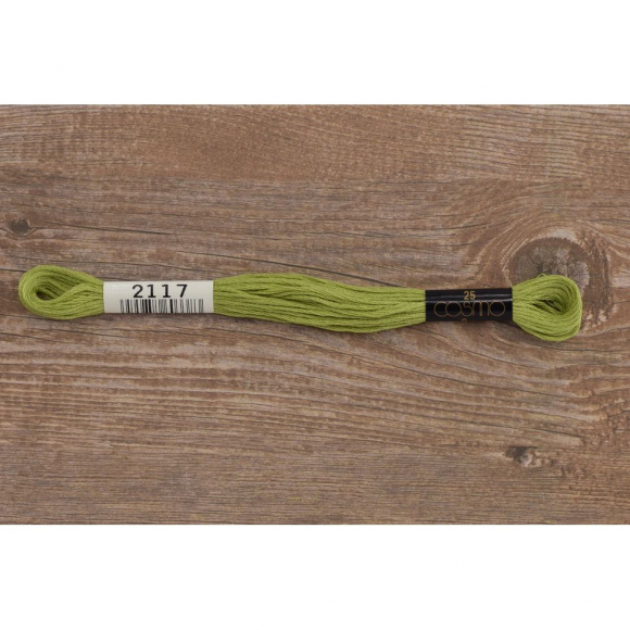 Мулине COSMO однотонный цвет 2117