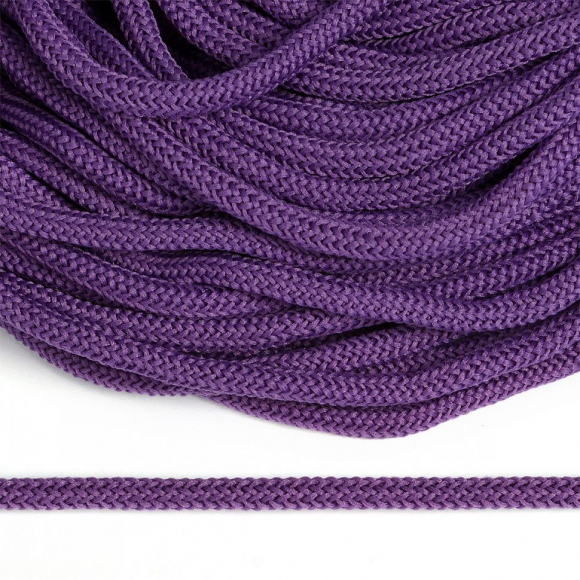 Шнур круглый полиэфир 04мм арт. 1с-36 цв.047 фиолетовый уп.200м
