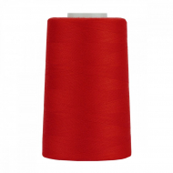 Нитки 50/2 5000 ярд. цв.586 красный 100% п/э MAX