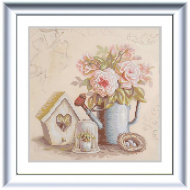 Рисунок на ткани (Бисер) КОНЁК арт. 1259 Скворечник 25х25 см