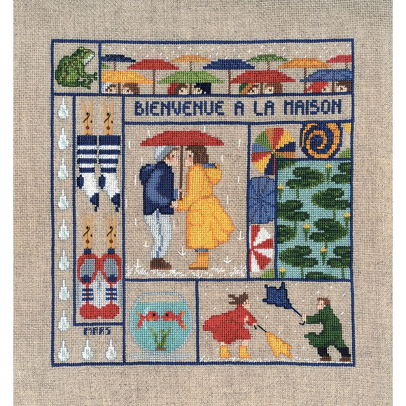 Набор для вышивания Le Bonheur des Dames арт.2652 Bienvenue Mars (Добро пожаловать, март) 21х23 см