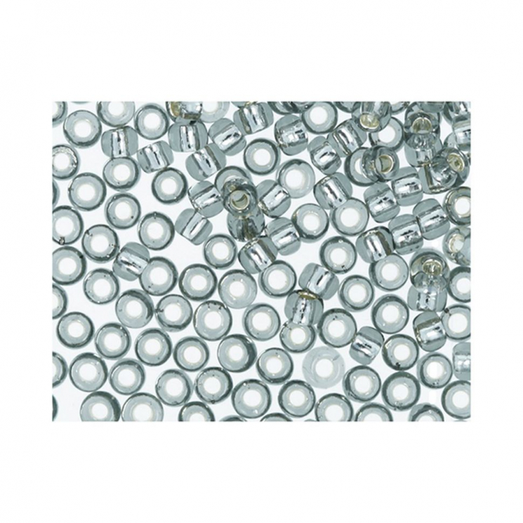 Бисер Япония "TOHO" 08/0  круглый 2  3 мм 5 х 5 г №0029 т.серебристый