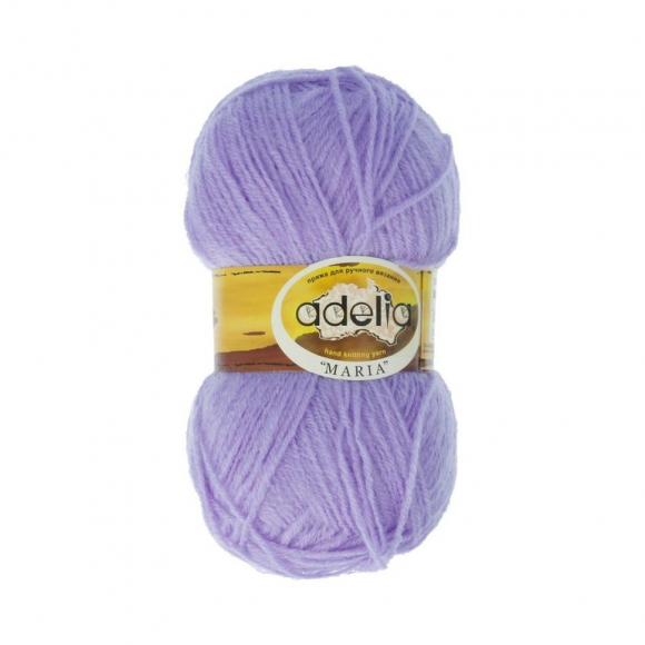 Пряжа ADELIA MARIA (100% акрил) 10х50г/227м цв.10 фиолетовый