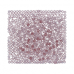 Бисер Япония "TOHO" 10/0  круглый 1  2.4 мм 5 х 5 г №0006 св.лиловый