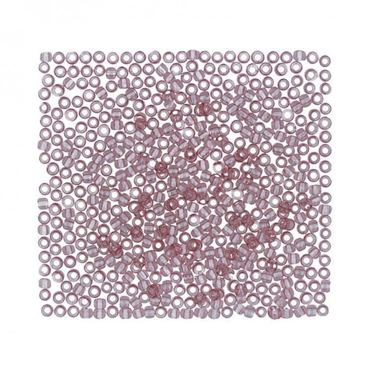 Бисер Япония "TOHO" 10/0  круглый 1  2.4 мм 5 х 5 г №0006 св.лиловый