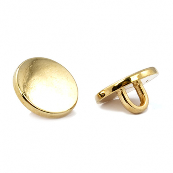 Пуговицы металл TBY.LL2269 цв.золото 18L-11мм, на ножке, 50 шт