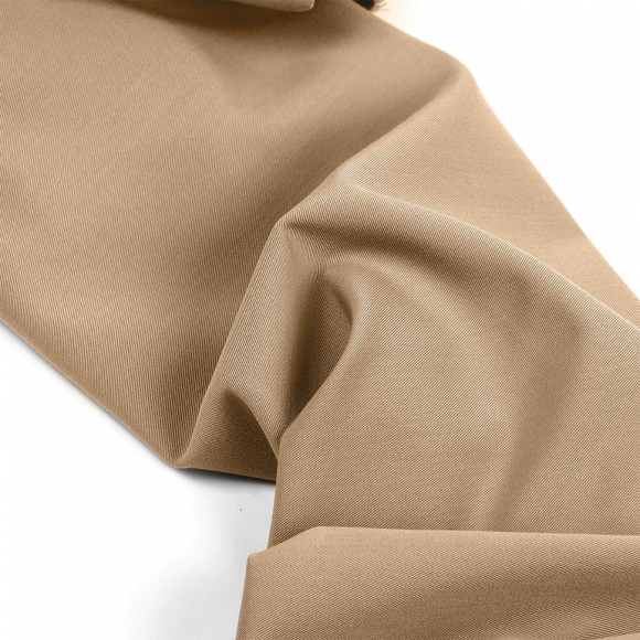 Ткань Костюмная Гальяно 200 г кв.м 75% полиэстер, 19% вискоза, 6% спандекс шир.150 см арт.TBY.W2249.23 цв.23 бежевый уп.5м