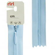 30815_Молния потайная неразъемная, Т3, 50 см, цвет 2637, голубой светлый