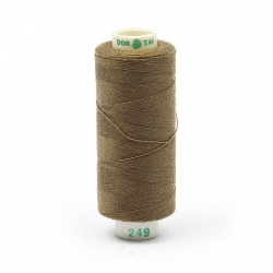 Нитки Dor Tak бытовые 40/2 полиэстер 366м цв.249 т.бежевый