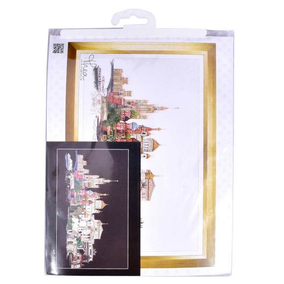 62568_Набор для вышивания "Москва", канва аида (черная) 18 ct 62568_Набор для вышивания "Москва", канва аида (черная) 18 ct