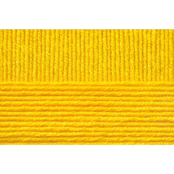Пряжа для вязания ПЕХ Детская объёмная (100% микрофибра) 5х100г/400м цв.012 желток