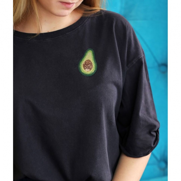 Набор для вышивания PANNA Живая картина арт. JK-2215 Брошь. Авокадо 4,5х6,5 см