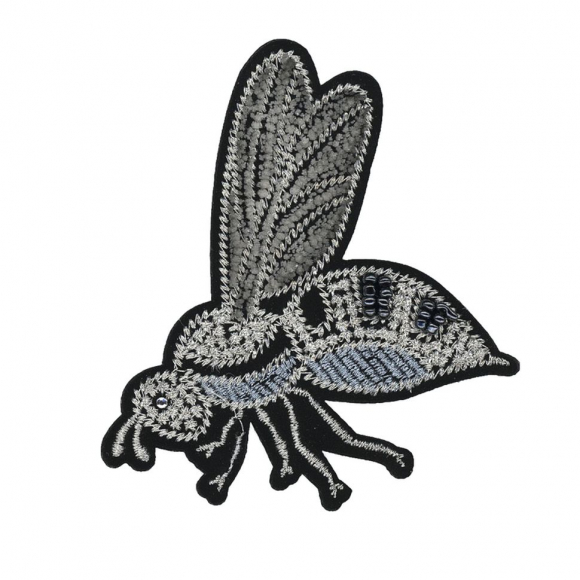 Термоаппликация с эффектом шенилл "Пчела"