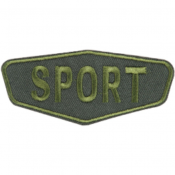 160077_Термоаппликация "Спорт (оливковый)"