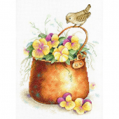 Набор для вышивания МП СТУДИЯ арт.А-024 Цветочная легкость 27х23 см