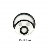 Пуговицы полиэстер CY 3235 цв.белый 18L-11мм, 2 прокола, 1 000 шт