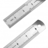 Линейка стальная Maxwell 20 см, 0.5 мм арт.MAX.8104 ПВХ чехол