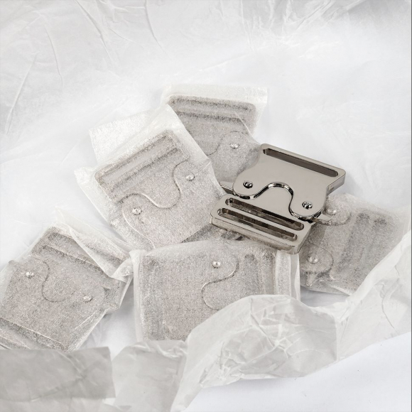 Пряжка-фастекс металл 30мм TBY-E1299 48x35мм цв. никель уп.6шт