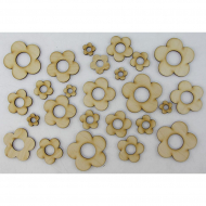 57088_Набор для декора "Цветочки"