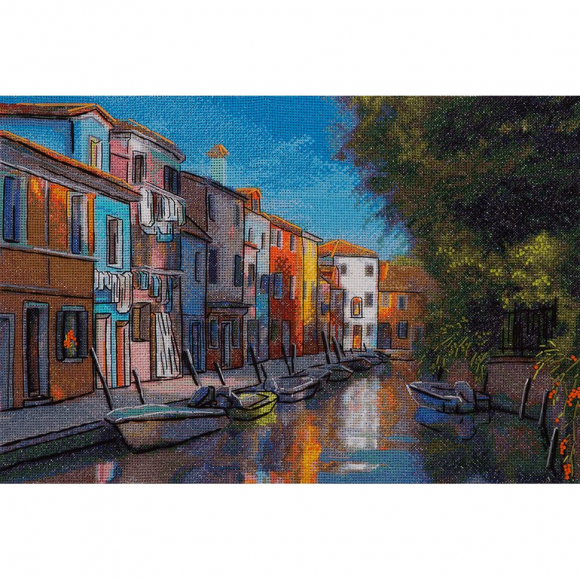 Набор для вышивания PANNA арт. GM-1631 Маленькая Венеция 35х23,5 см
