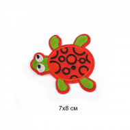 Термоаппликации арт.TBY.2289 Черепаха 7х8см, уп.10шт