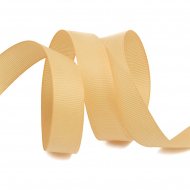 Лента Ideal репсовая в рубчик шир.20мм цв. 826 песочный уп.27,42м