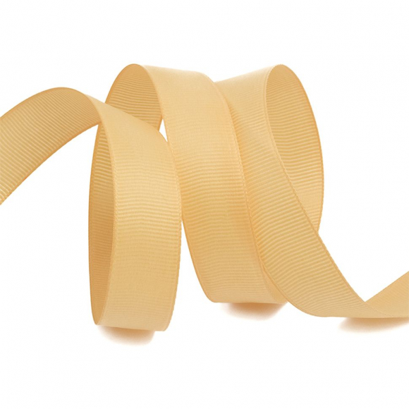 Лента Ideal репсовая в рубчик шир.20мм цв. 826 песочный уп.27,42м