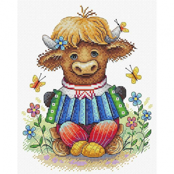 Набор для вышивания ЖАР-ПТИЦА арт.М-526 Веселый гармонист 23х18 см